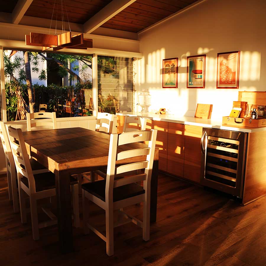 image of remodeled dining area